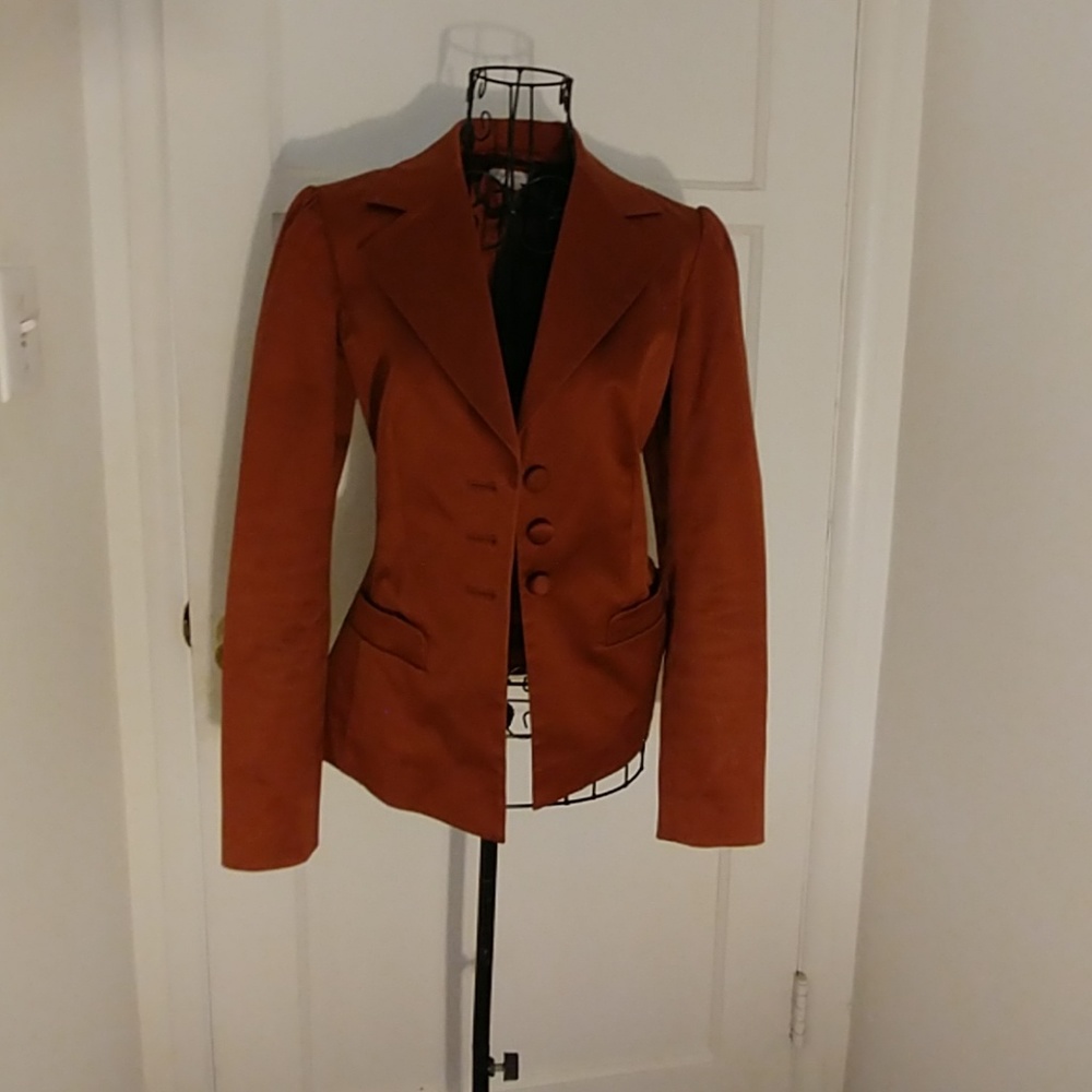 HALOGEN. Blazer. Sz. XS. Copper,  EUC